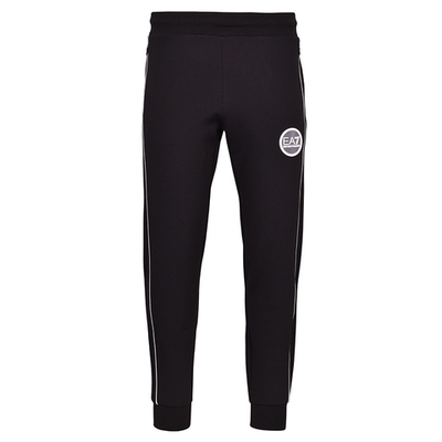 Теннисные брюки EA7 Man Jersey Trouser - Black