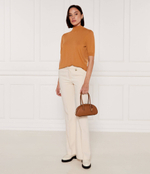 Кожаная сумка-трапеция Lulu Michael Kors - коричневый(30T4G1US5T)