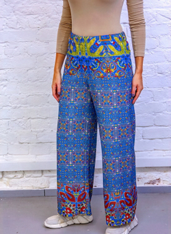 Широкие брюки "Дракон"