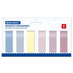 Закладки для книг МАГНИТНЫЕ, "MIX 3", набор 30 шт., 60x20 мм, BRAUBERG, 113179