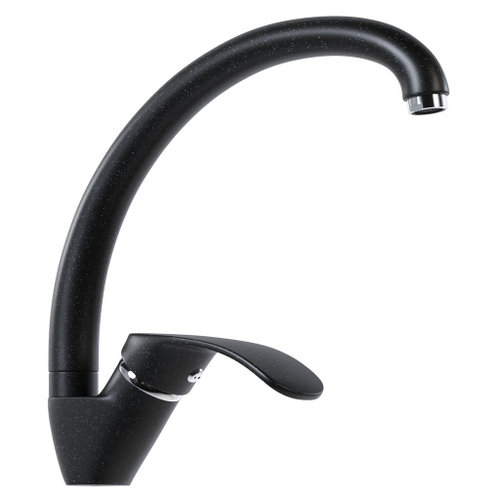 Смеситель для кухни 35к MIXLINE ML-GS02 (308) черный высок. излив