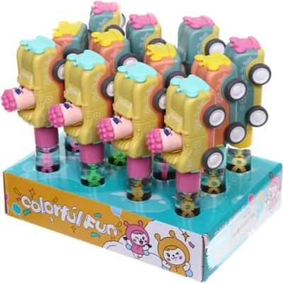 Мыльные пузыри «Лихач» 21 см, 80 мл, иннерционная машинка