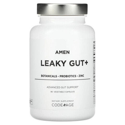 Для пищеварительной системы Codeage, Amen, Leaky Gut +, 90 растительных капсул