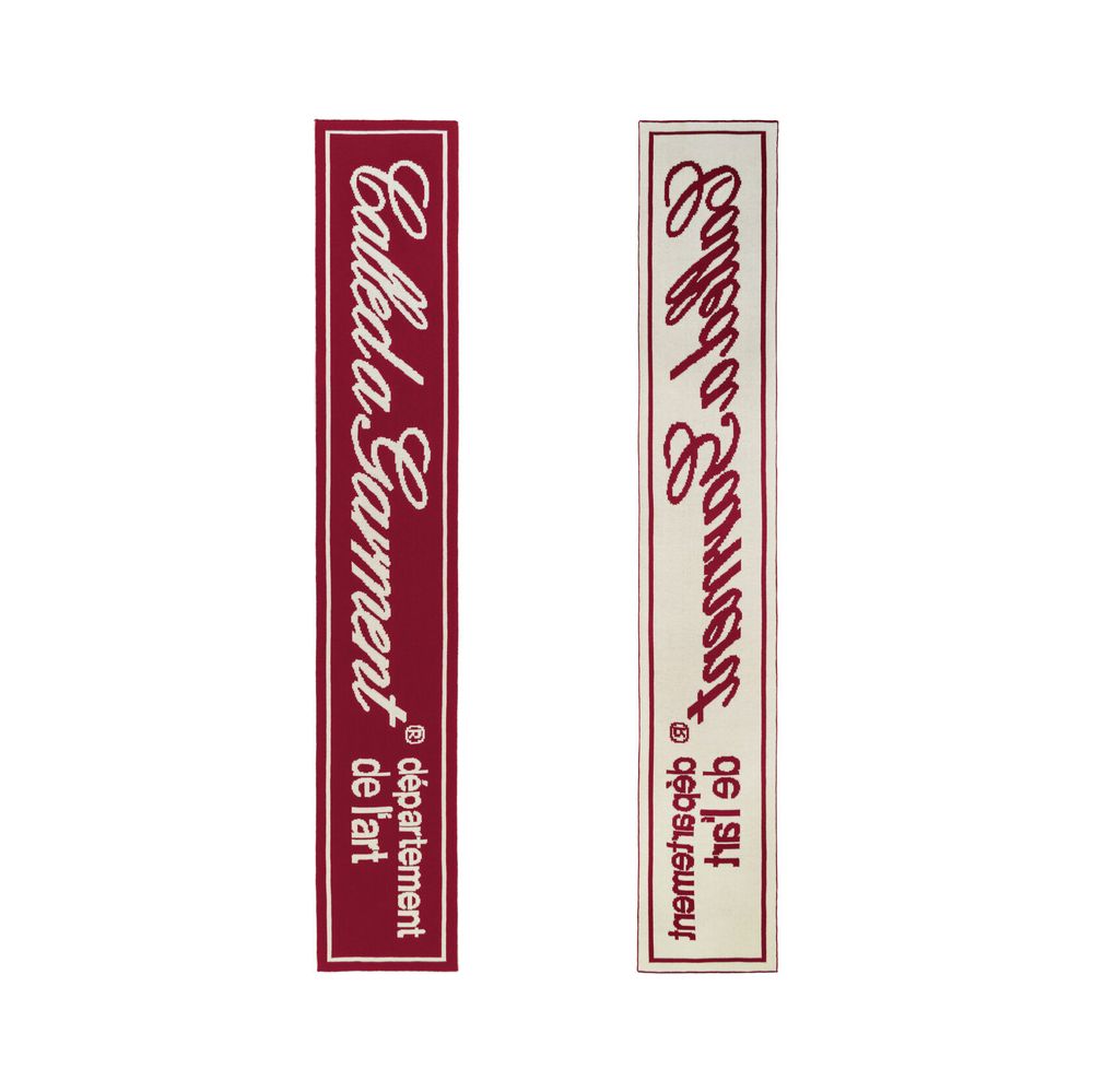 Шарф Called a Garment Art Department Cotton вишневый