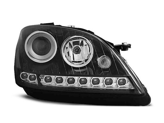 Передние фары daylight black для Mercedes ML W164