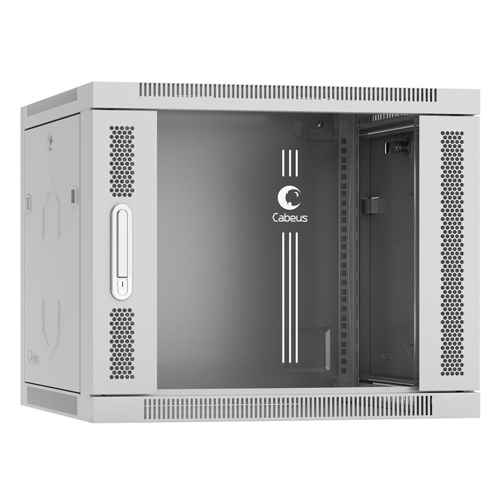 Шкаф настенный 19", 9U Cabeus SH-05F-9U60/60