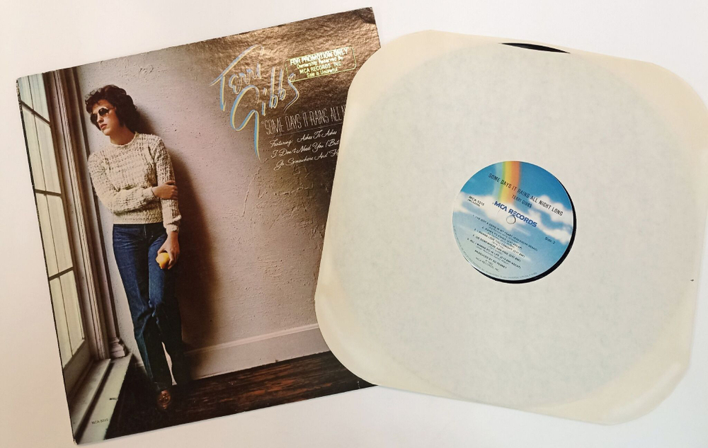 Винтажная виниловая пластинка LP Terri Gibbs Some Days It Rains All Night Long (USA Promo 1982)