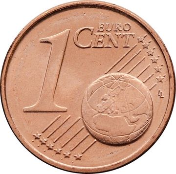 1 евроцент 2002 Германия (1 euro cent)
