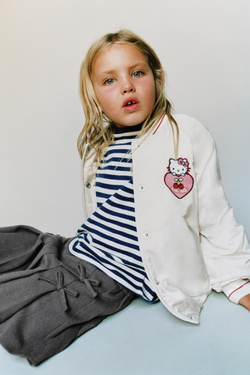 ZARA ЮБКА-ШОРТЫ СО СКЛАДКАМИ И БАНТАМИ, СЕРЫЙ МЕЛАНЖ