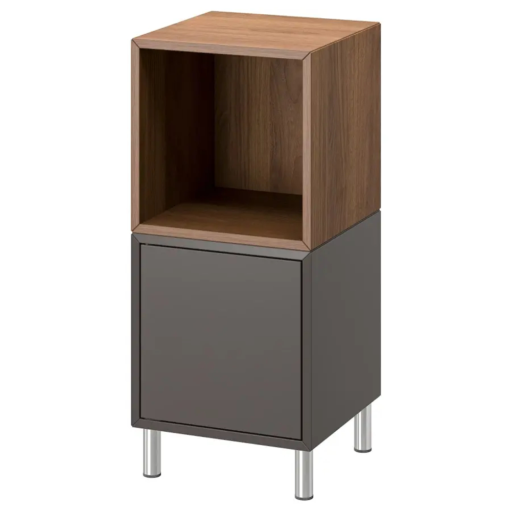 Комбинация для хранения - EKET IKEA/ЭКЕТ ИКЕА, 35x35x80, серый
