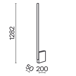Напольный светильник (торшер) Maytoni MOD277FL-L24GR3K