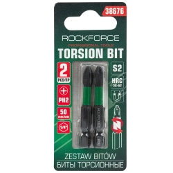 Биты торсионные, набор 2пр. RockFORCE RF-38676