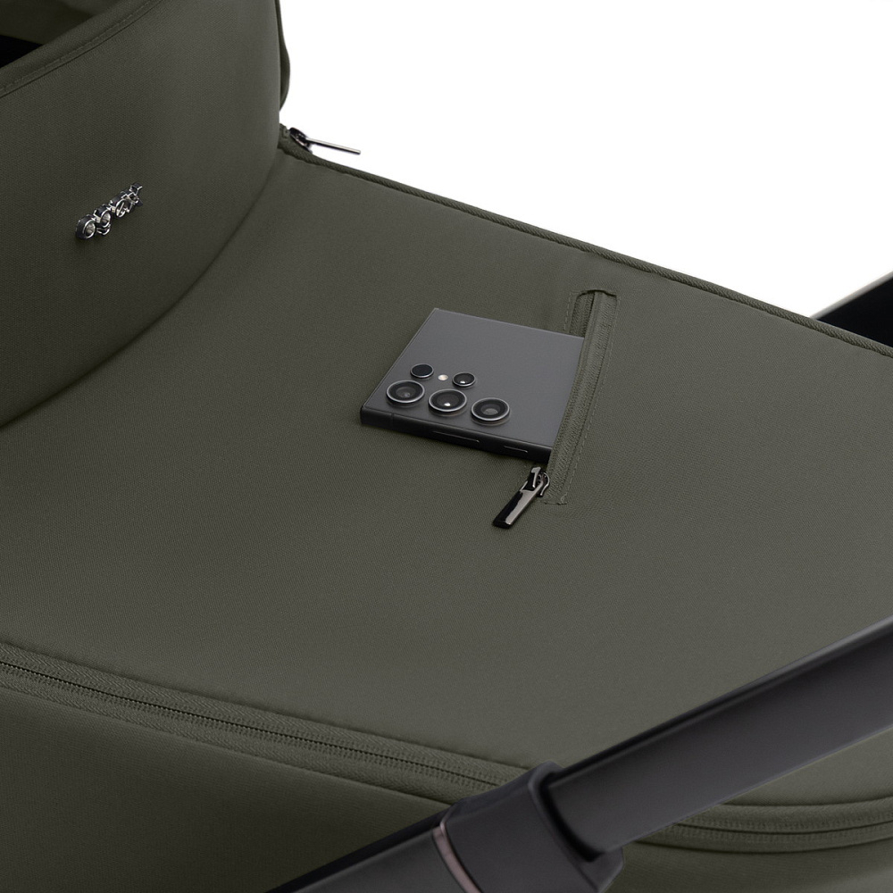 Коляска Agex Prima Pro 3 в 1 с автокреслом i-Safe S Black APF664 Green (Зеленый)