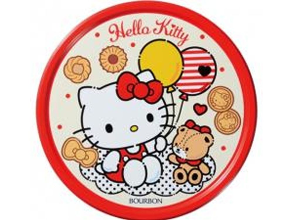 Набор масляного печенья Hello Kitty Bourbon, банка 560 гр. 1/8