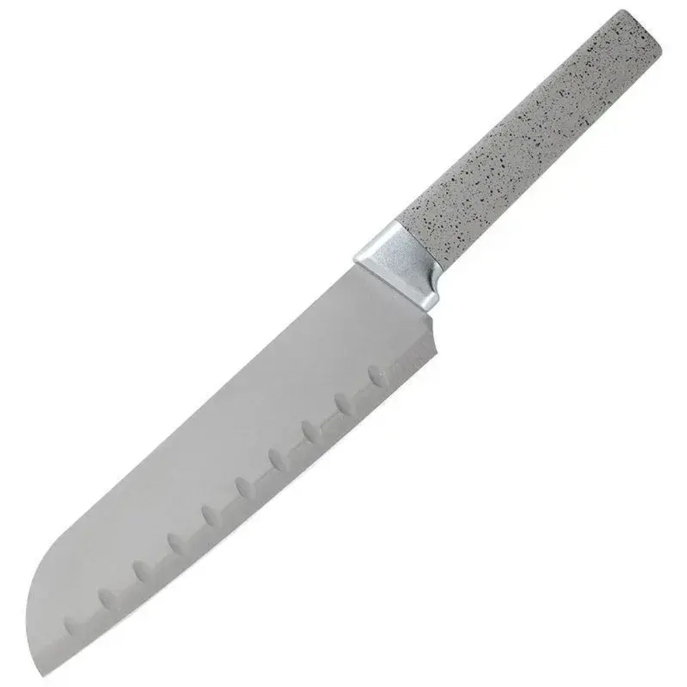 Нож с рукояткой софт-тач MARMOLADA сантоку, 17,8 см