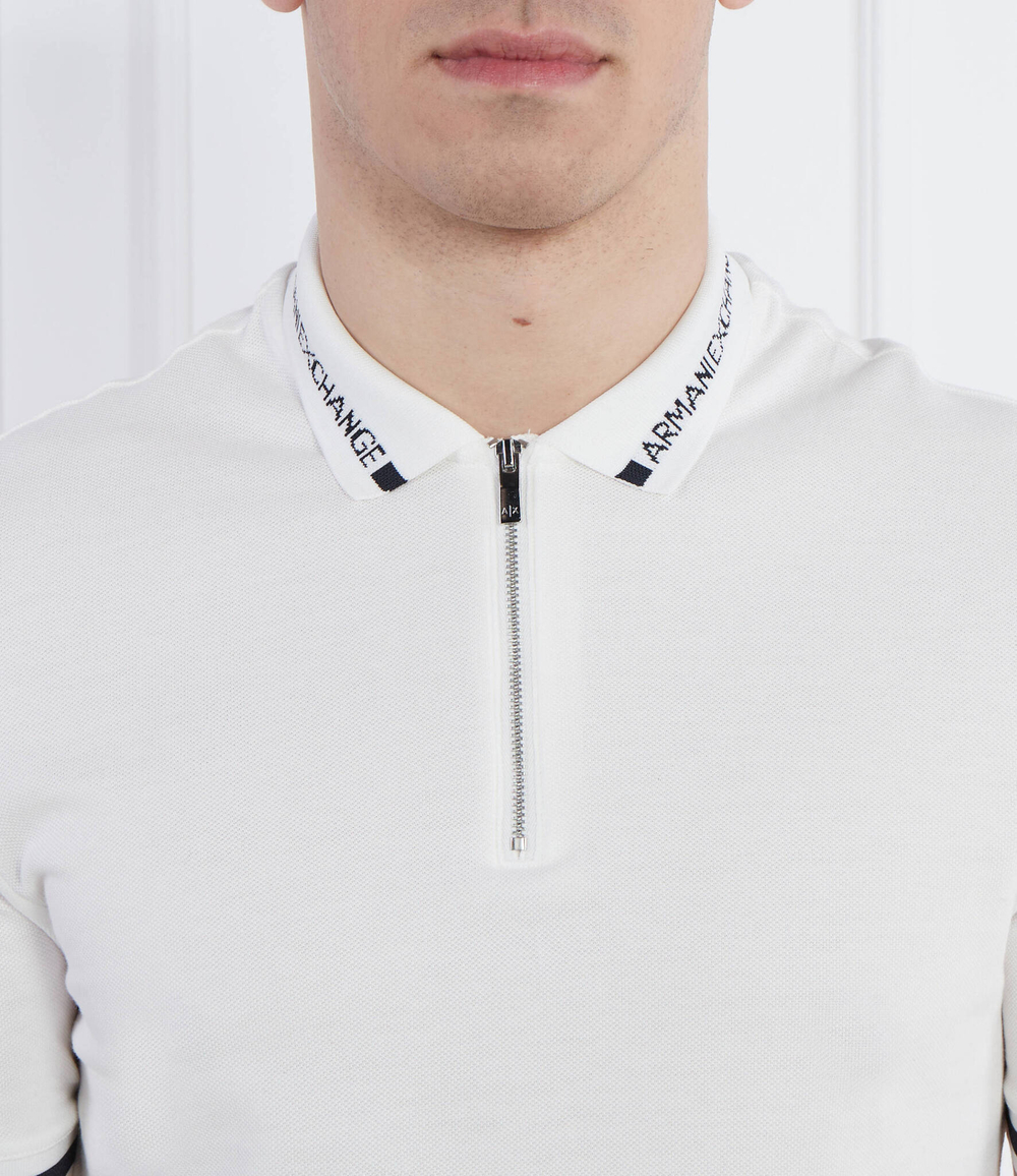 Поло Armani Exchange - белый(3DZFLH ZJM5Z)