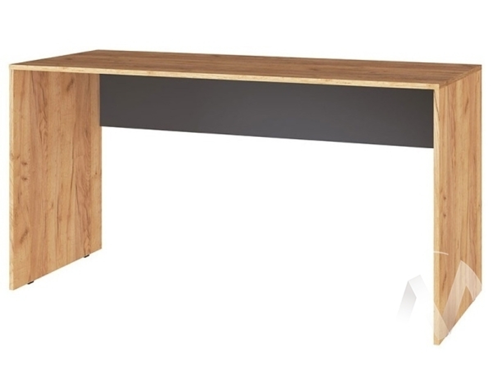 Стол письменный 1450 МС Квартет-13 (дуб крафт золотой/графит серый)