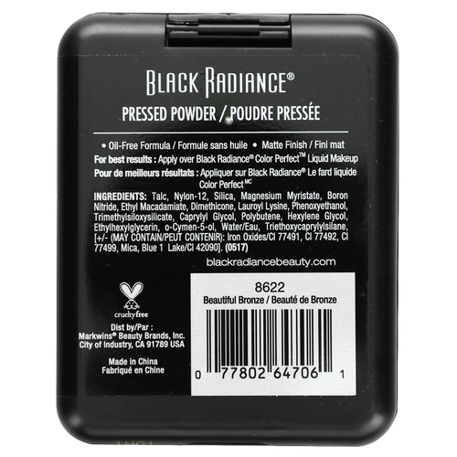 Black Radiance, прессованная пудра, 8622 Beautiful Bronze, 7,8 г (0,28 унции)