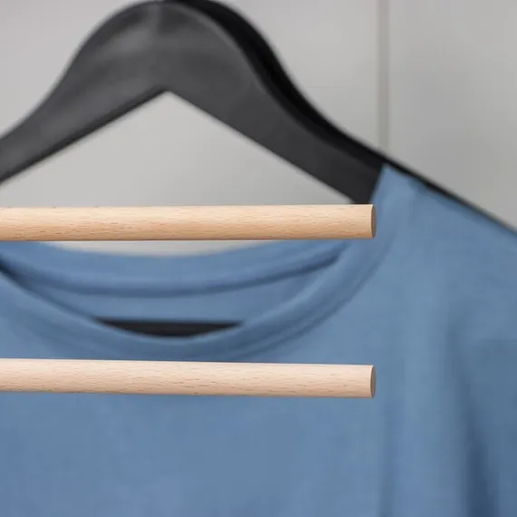 Вешалка для брюк и юбок SAVANNA Wood, 2 перекладины, 36×21,5×1,1 см, цвет розовый