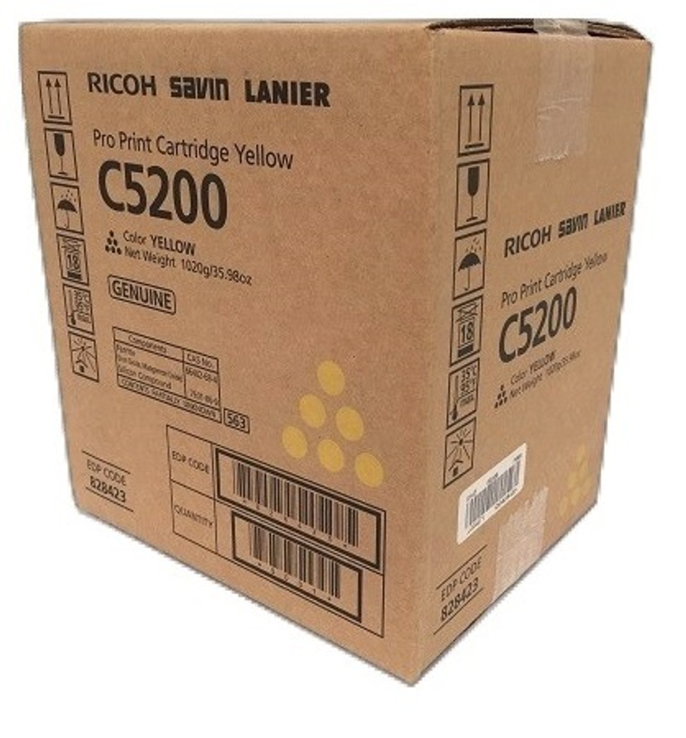 Тонер-картридж  Ricoh Pro Print Cartridge Yellow C5200