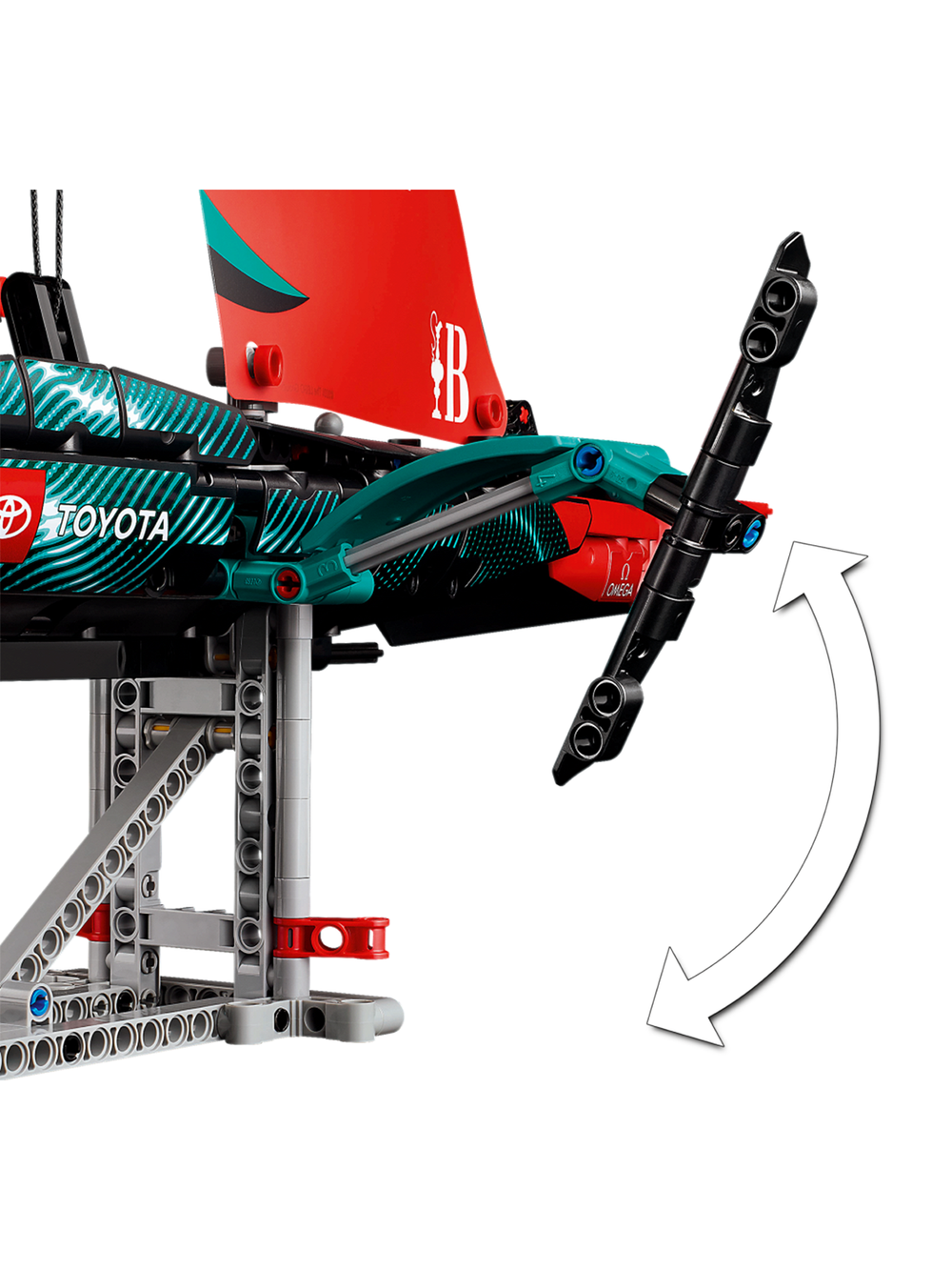 LEGO Technic 42174 лего Спортивная яхта Emirates, конструктор моторная яхта с деталями, коллекционная модель, оригинал LEGO 42174_УЦЕНКА