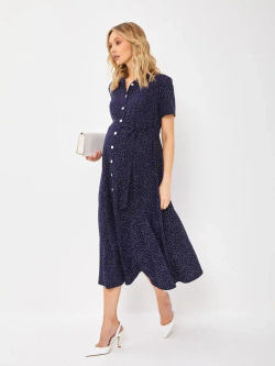 Платье-рубашка "Ассоль" для беременных и кормящих мам