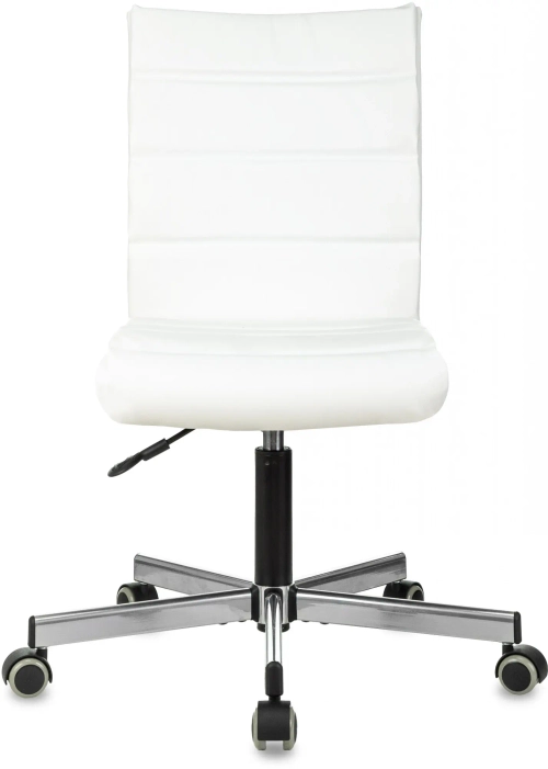 Кресло Бюрократ CH-320M белый эко.кожа крестов. металл черный пластик черный