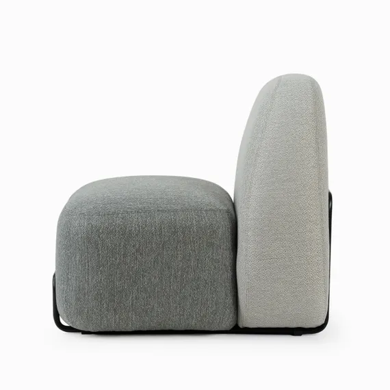 Лаунж-кресло Zeno серое