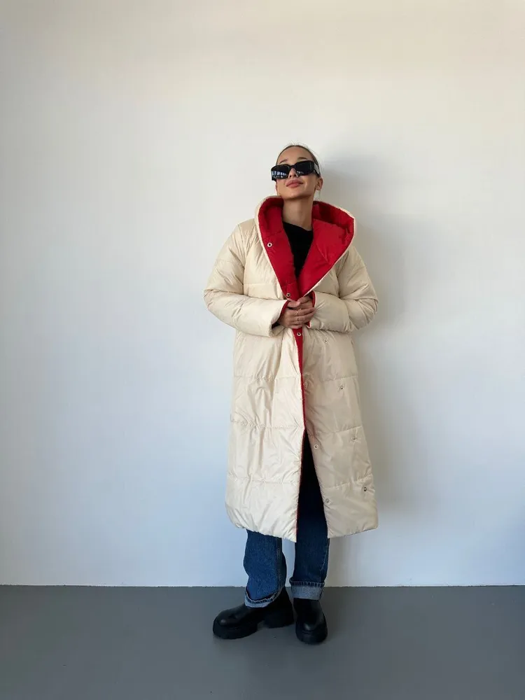 Пальто двустороннее УК-30368-1 Фабрика Моды