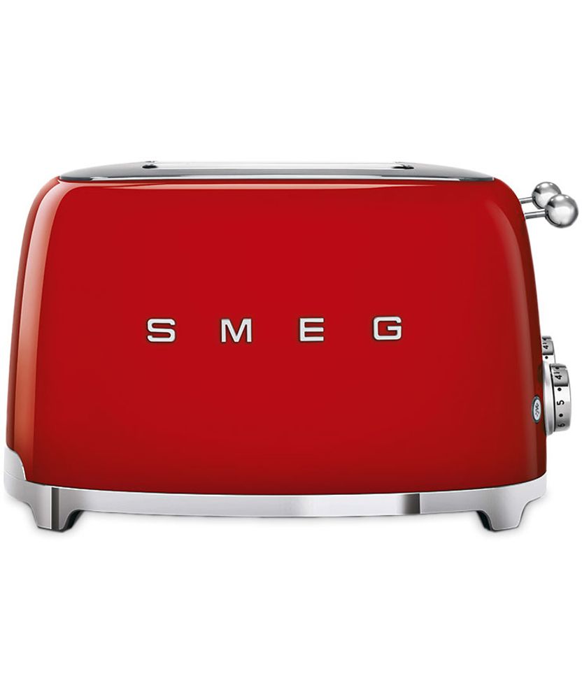 Smeg Тостер на 4 ломтика, красный