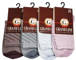 Носки женские GRAND LINE (Ж-99, диаг. полоски), р. 23 (new)