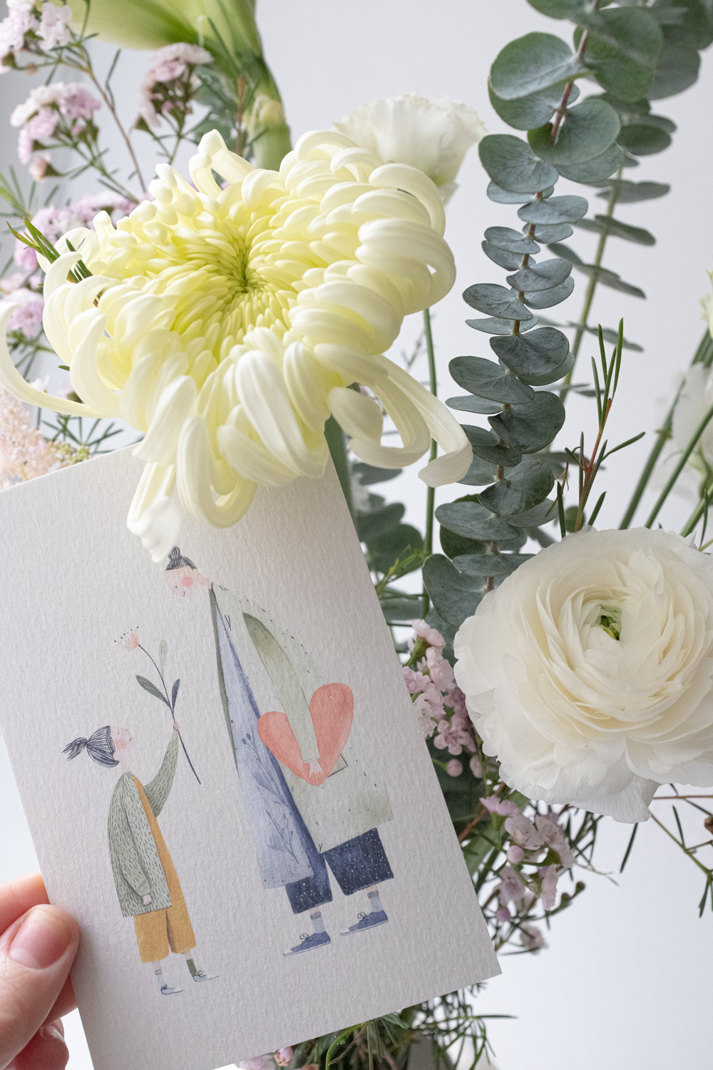 купить авторский букет в подарок маме