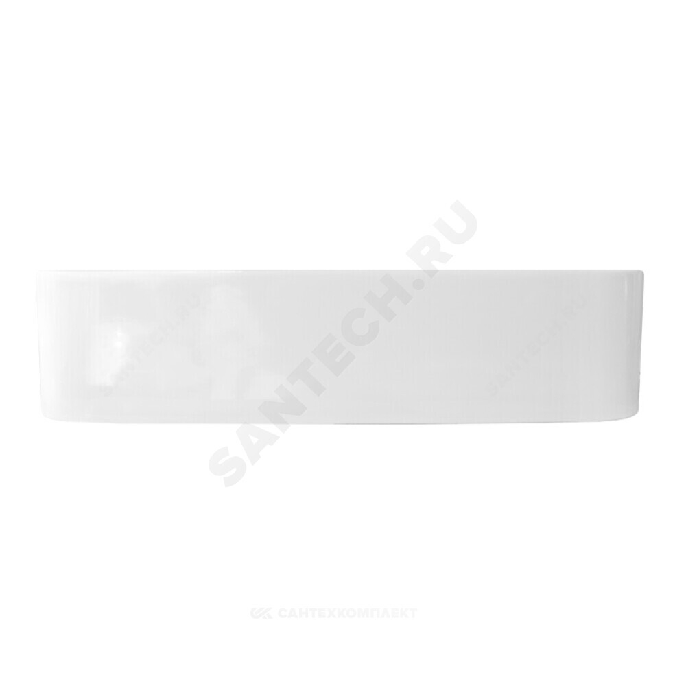 Умывальник мебельный Infinity Shelf 60 1 отверстие под смеситель по центру белый Sanita Luxe INF60SLWB01SH