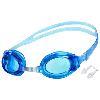 Очки для плавания ONLYTOP, беруши, цвета МИКС.