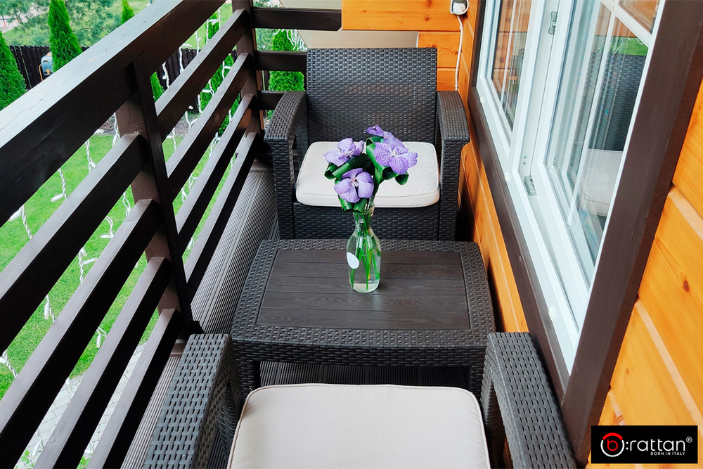 Комплект мебели Rattan Comfort 5, венге