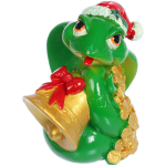 Фигурка новогодняя «Змея с подарками» 7*7*11 см, микс