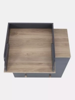 Комод RANT "ELSA PRO" с органайзером 80 см. 4 ящика (арт.125) Moon Grey