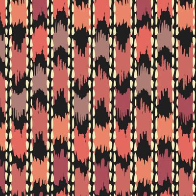 Этническая полоска в красных тонах