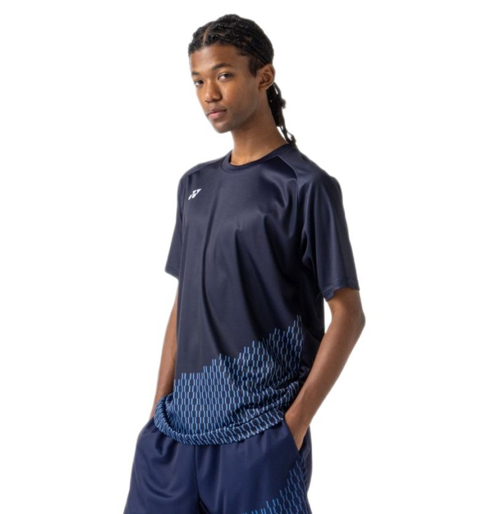 Мужская теннисная футболка Yonex Practice - dark navy