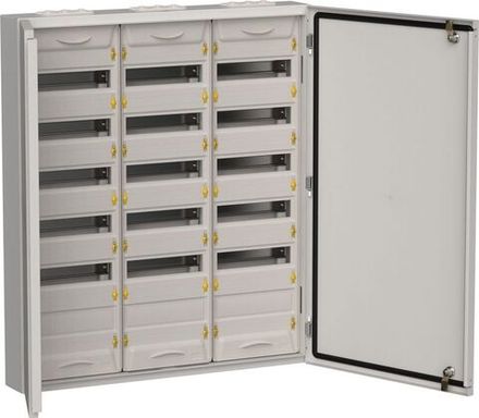 Корпус ЩРн-216 (3х72) TITAN 5 960х830х140 IP54 метал. сер. IEK TI5-50-N-3X072-54-7035