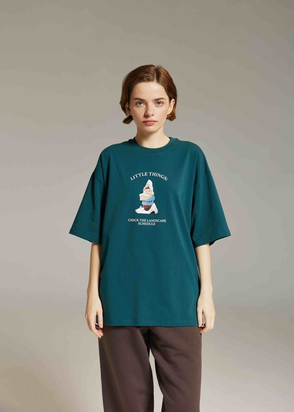 Футболка Called a Garment Landscape Изумрудная