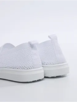 Мокасины летние текстильные