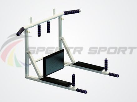 Турник 3 в 1 складной Workout цв. белый