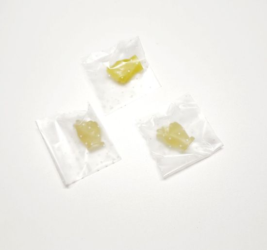 Набор сувенирного мыла желтое "Фиг", 3штуки