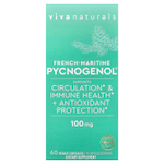 Viva Naturals, France-Maritime Pycnogenol®, 100 мг, 60 растительных капсул