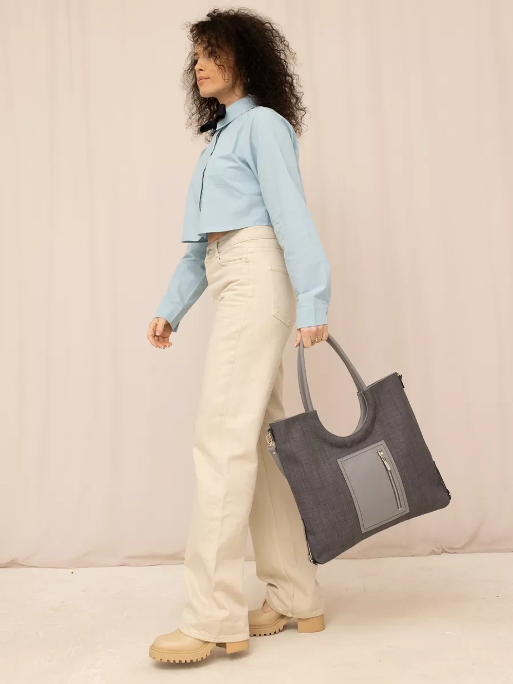 сумка через плечо большая шоппер