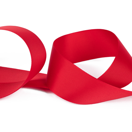 Репсовая лента GR-38 38 мм 1.1/2 " ,№051 красный