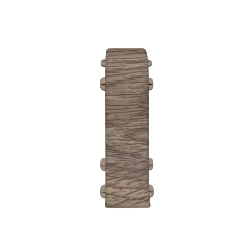 Соединитель для плинтуса 55мм "Идеал Классик", 205 Дуб капучино