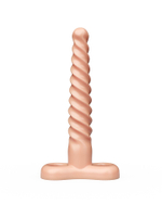 Анальный плаг LOVETOY спиралевидный, телесный