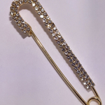 Брошь "Цветок красный"